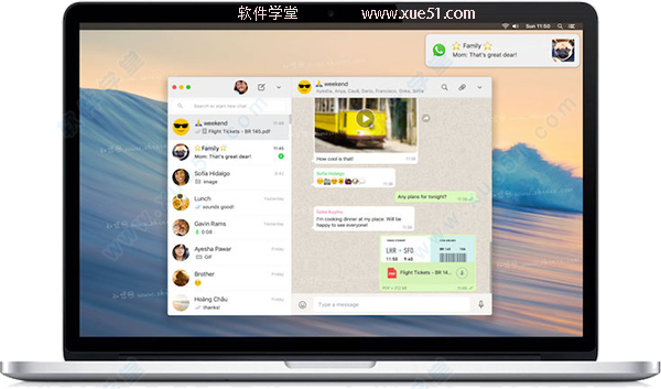 4.尽情畅享与whatsapp mac的愉快旅程