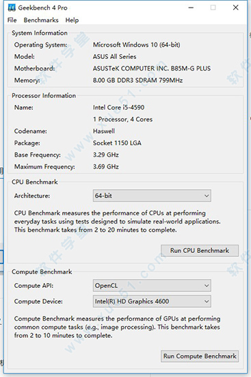 Geekbench 4 Pro破解版